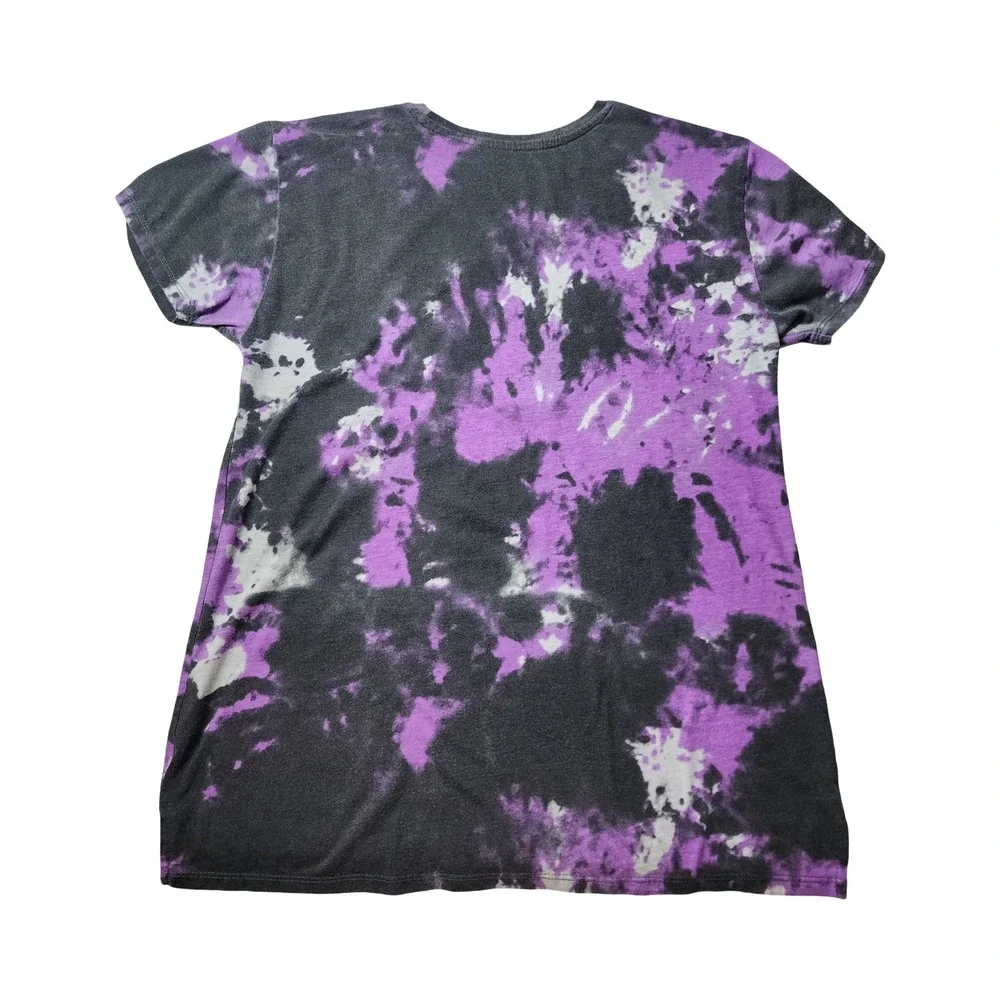 LOL Surprise Girls Scary Fabulous Tie Dye T-Shirt Purple Black‎ Size L 10/12